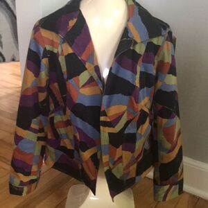 Patrick Christopher jewel tone lined jacket, sm